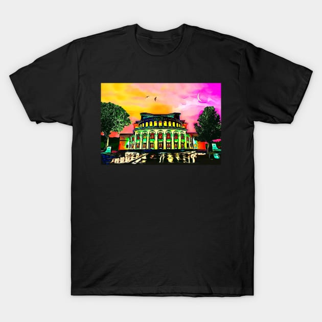 Yerevan Opera Theatre T-Shirt by doniainart